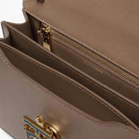 Small Leather TB Shoulder Bag - Casual Basement