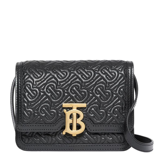 Mini TB Monogram Quilted Leather Shoulder Bag - Casual Basement