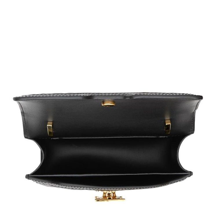 Mini TB Monogram Quilted Leather Shoulder Bag - Casual Basement