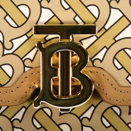 Mini TB Monogram Print Shoulder Bag - Casual Basement