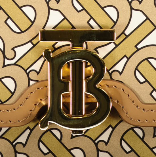 Mini TB Monogram Print Shoulder Bag - Casual Basement