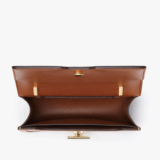 Mini TB Canvas & Leather Shoulder Bag - Casual Basement