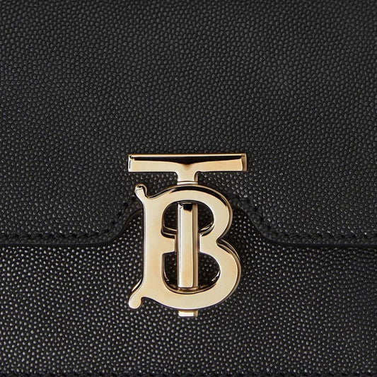 Mini TB Grainy Leather Shoulder Bag