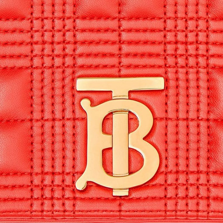 Small Lola TB Quilted Leather Shoulder Bag