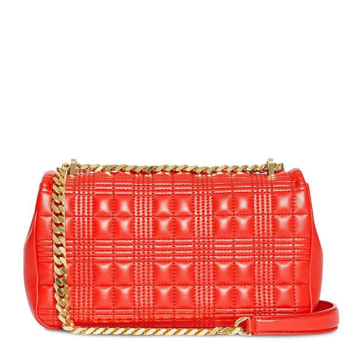 Small Lola TB Quilted Leather Shoulder Bag