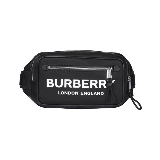 Logo Print Nylon Belt Bag