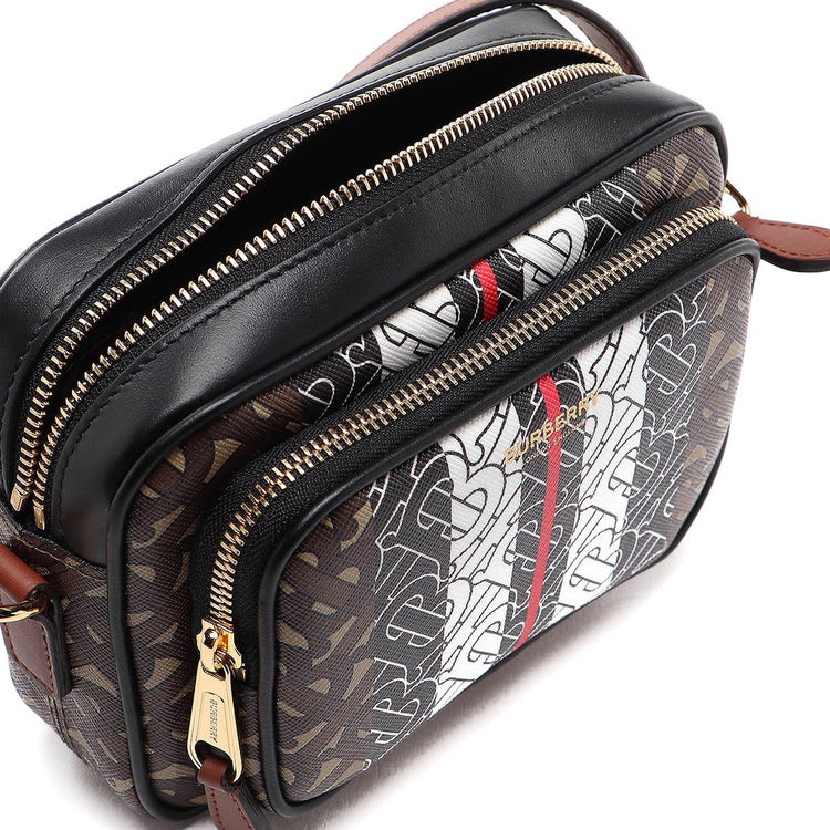 Monogram Print E-Canvas Camera Bag