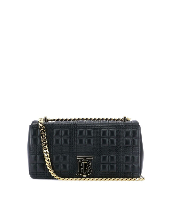 Small Lola TB Quilted Leather Shoulder Bag - Casual Basement