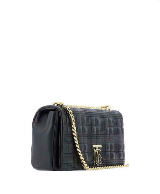 Small Lola TB Quilted Leather Shoulder Bag - Casual Basement
