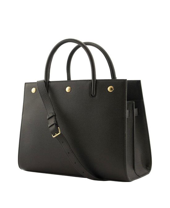 Title Leather Shoulder Bag - Casual Basement