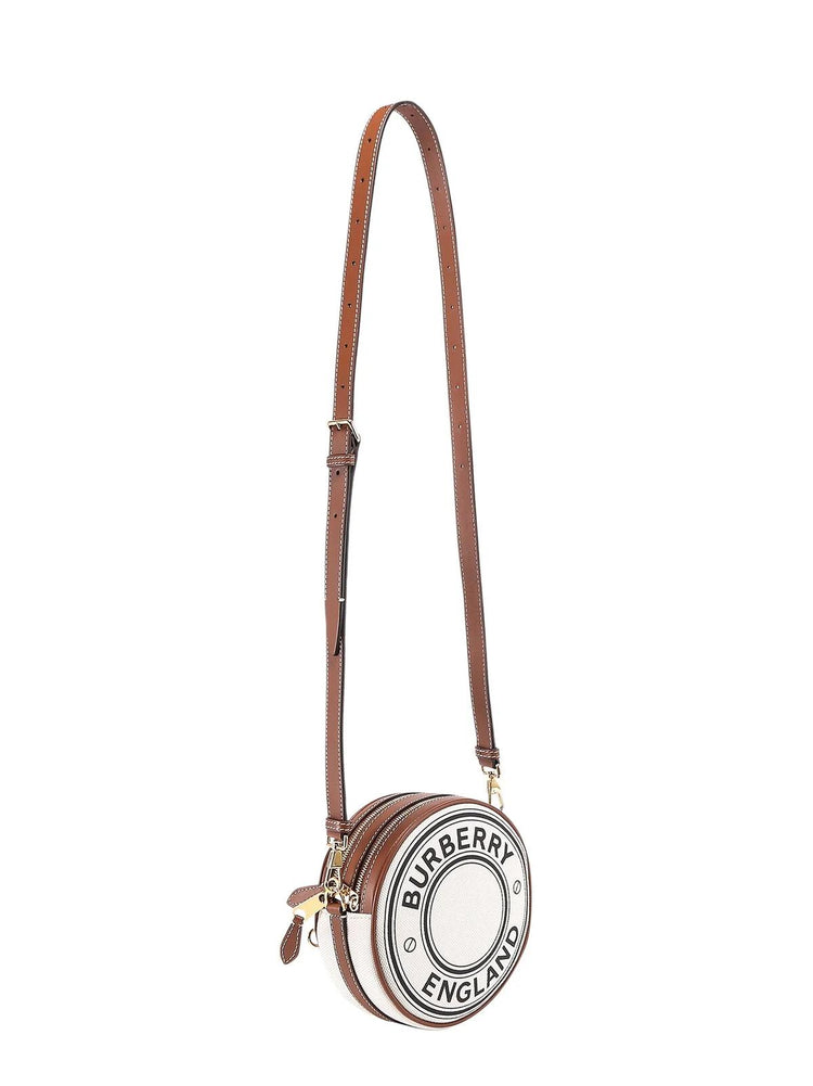 Mini Louise Round Canvas Crossbody Bag