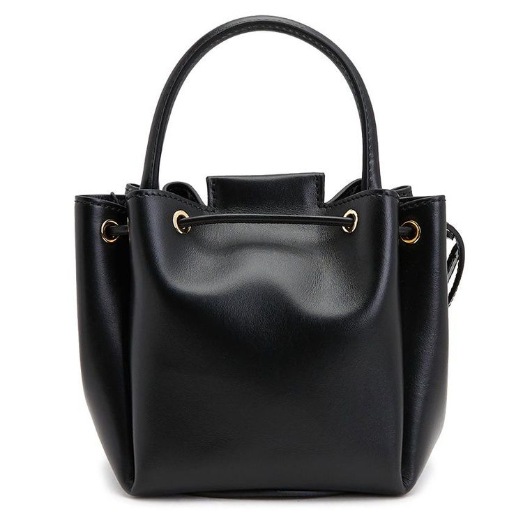 Peony Leather Bucket Bag - Casual Basement
