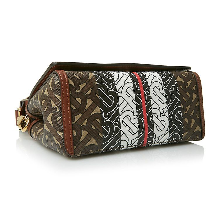 Hackberry Monogram Stripe Shoulder Bag - Casual Basement