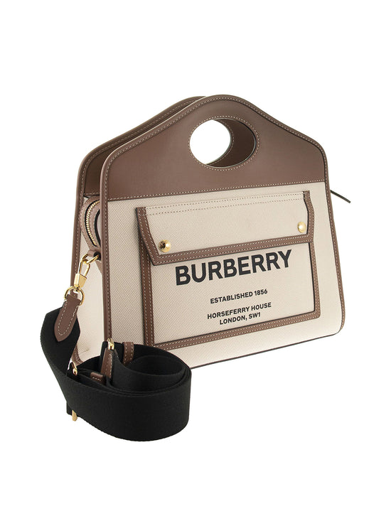 Small Pocket Canvas Tote Bag - Casual Basement