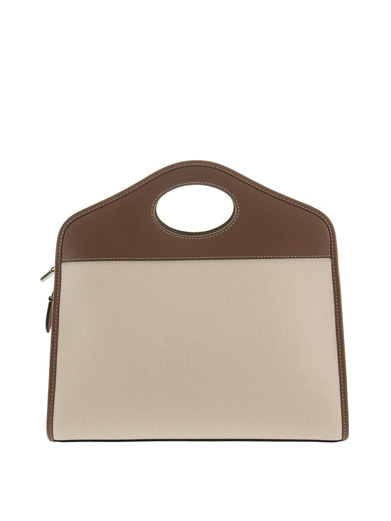 Small Pocket Canvas Tote Bag - Casual Basement