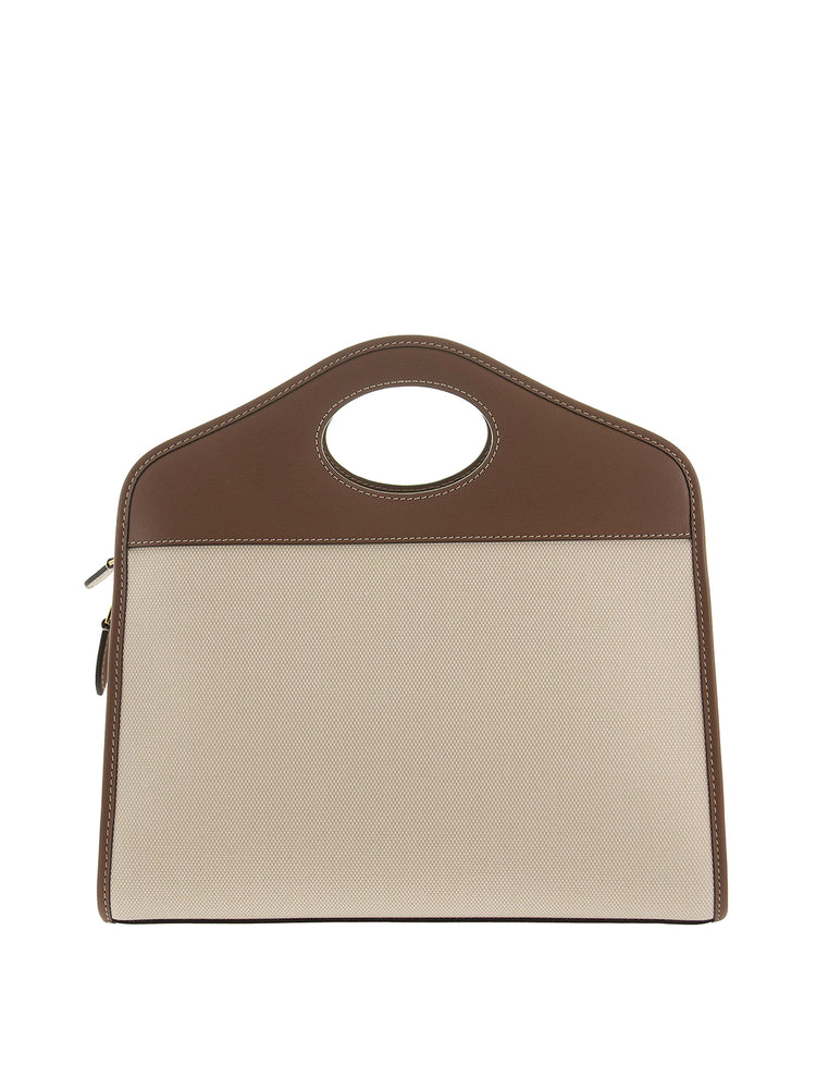 Small Pocket Canvas Tote Bag - Casual Basement