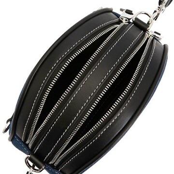 Mini Louise Round Denim Crossbody Bag - Casual Basement