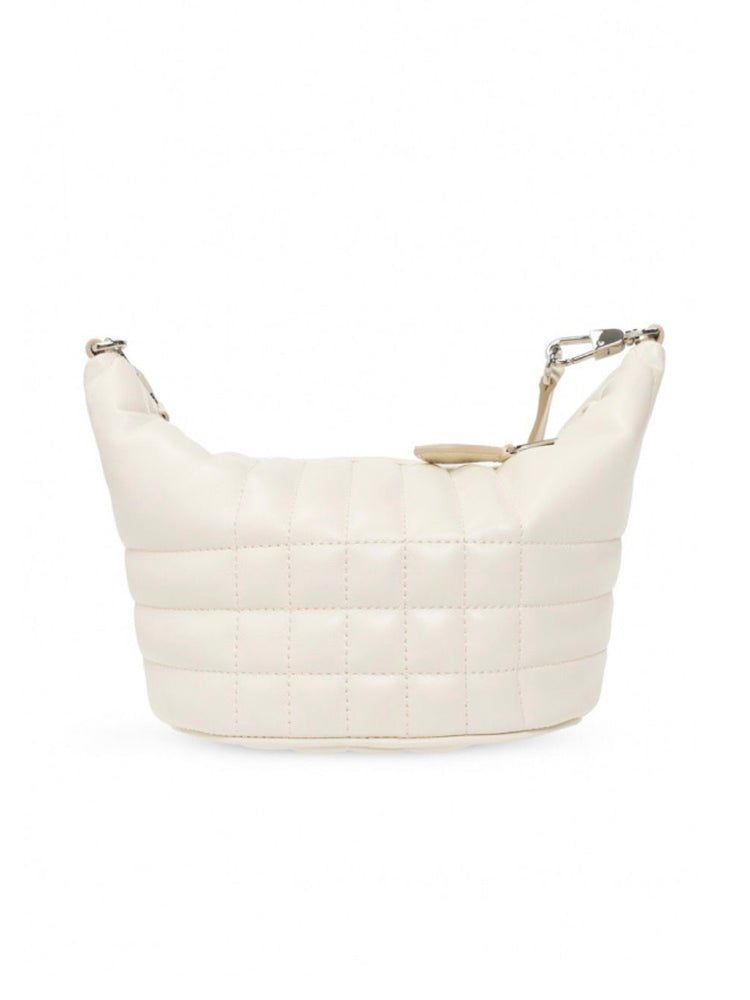 Lola Crescent Quilted Leather Shoulder Bag - Casual Basement