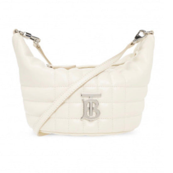 Lola Crescent Quilted Leather Shoulder Bag - Casual Basement