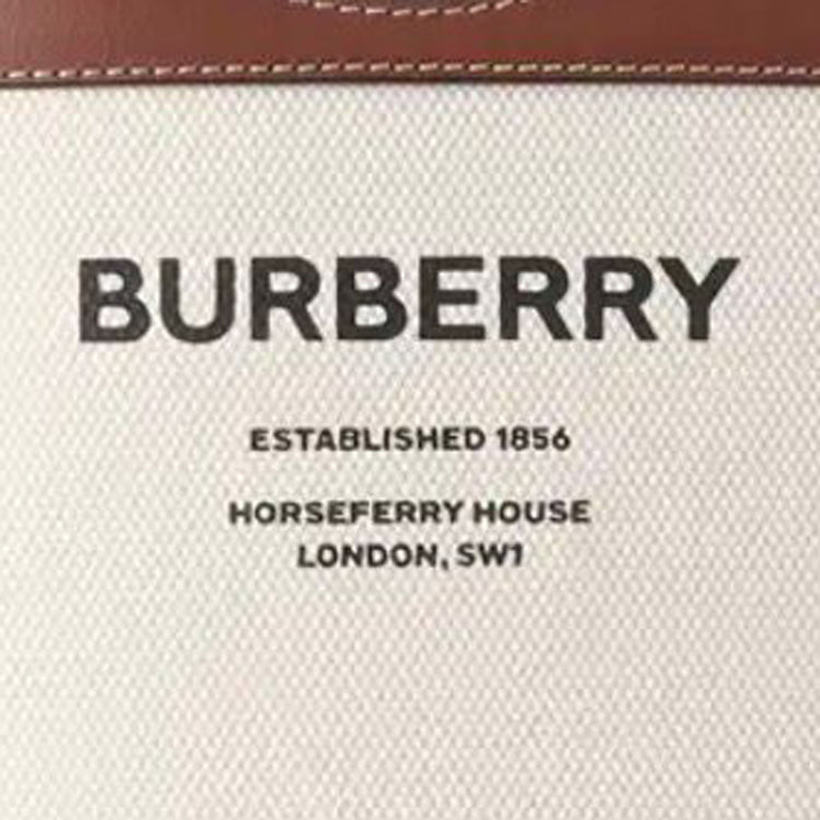 Small Two-Tone Canvas And Leather Pocket Bucket Bag - Casual Basement