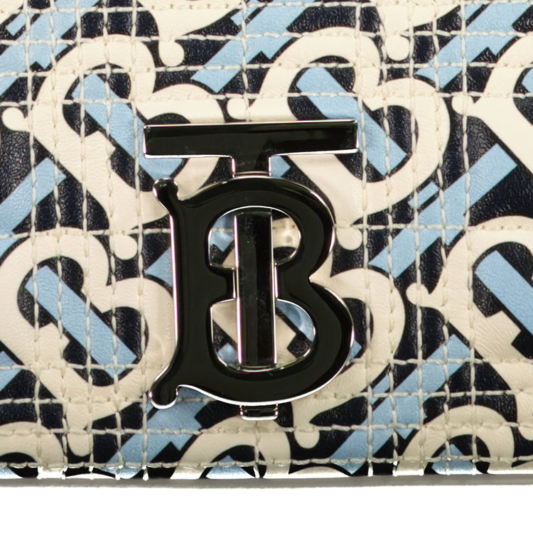 Small Lola Monogram Leather Shoulder Bag - Casual Basement