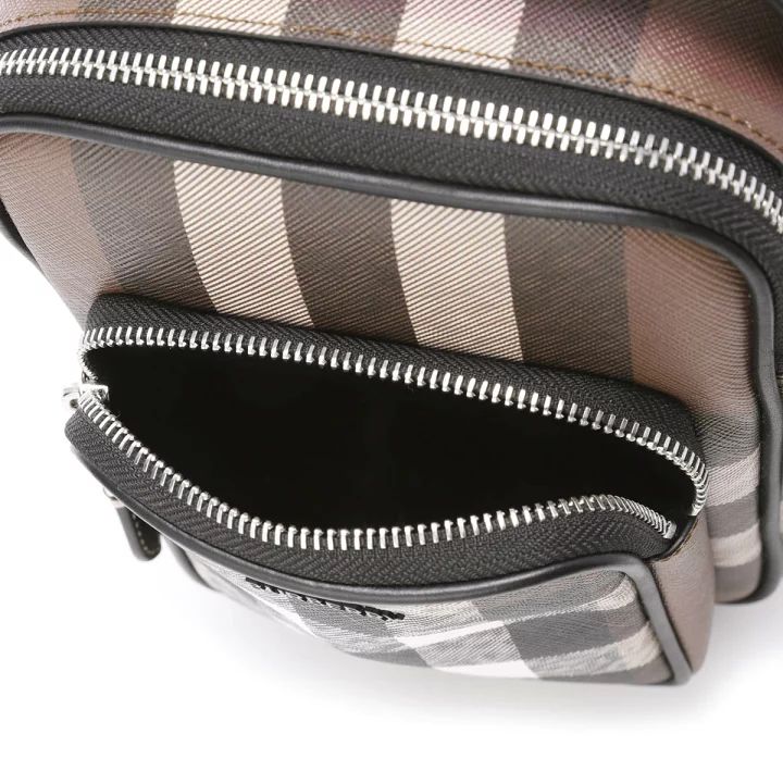 Wyatt Check Canvas Crossbody Bag - Casual Basement