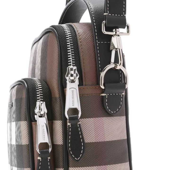 Wyatt Check Canvas Crossbody Bag - Casual Basement