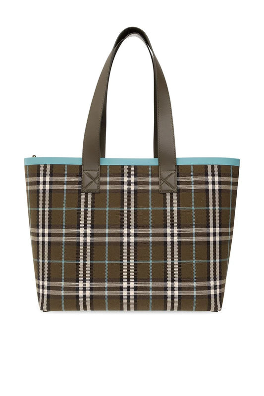 London Vintage Check Tote Bag