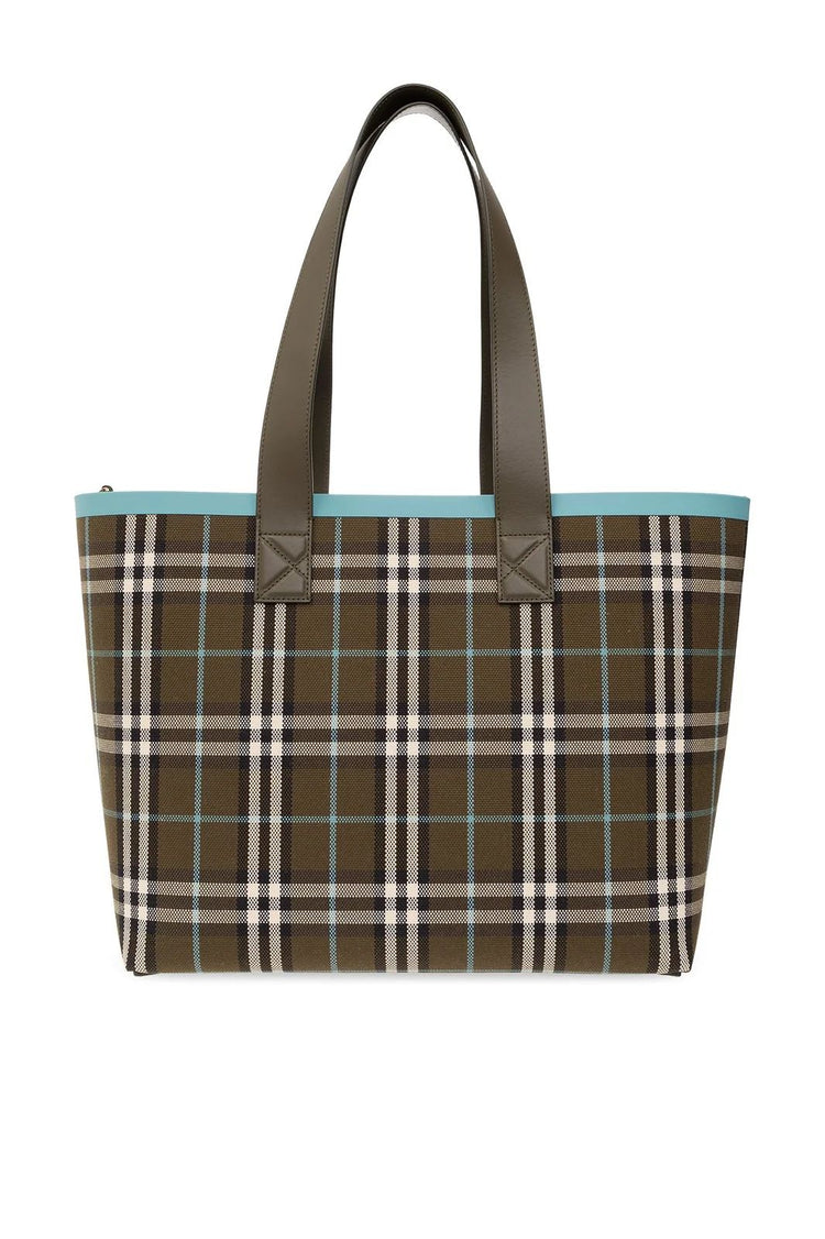 London Vintage Check Tote Bag