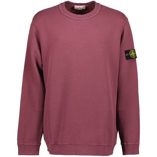 Diagonal Fleece 'Old' Effect Sweatshirt