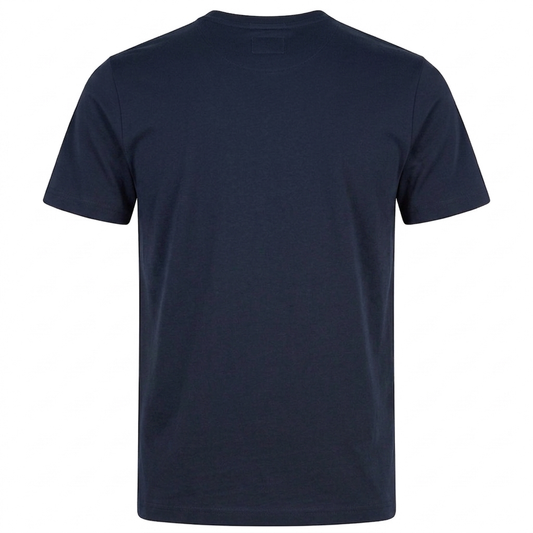 Calligraphic Logo Print T-Shirt - Casual Basement