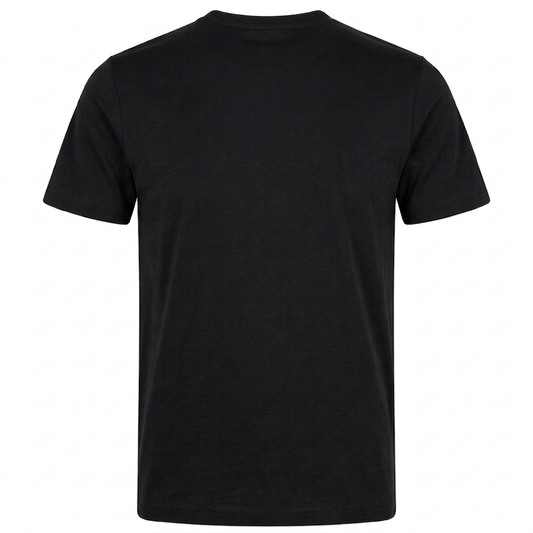 Calligraphic Logo Print T-Shirt - Casual Basement