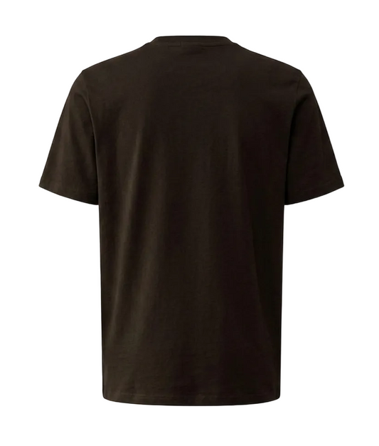 Vertical Logo Print T-Shirt - Casual Basement