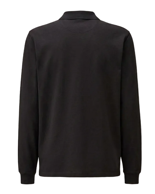 Long Sleeve Stretch Piquet Polo - Casual Basement