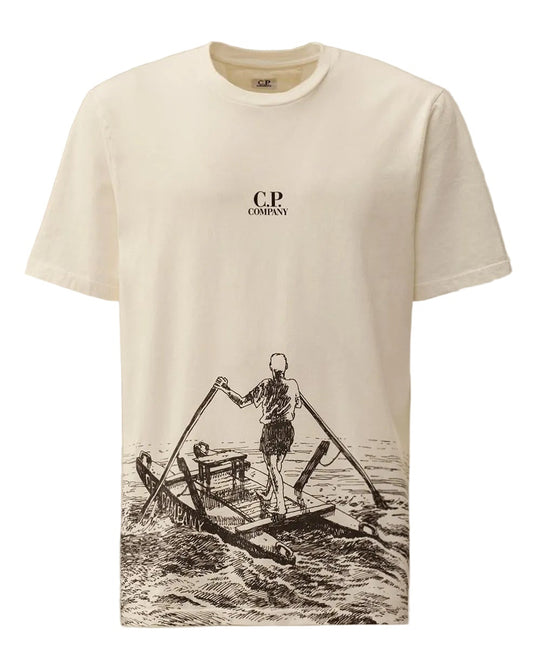 Jersey Logo & Back Graphic T-Shirt - Casual Basement