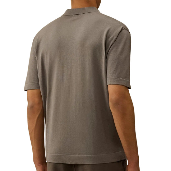 Knitted Pocket Logo Polo - Casual Basement