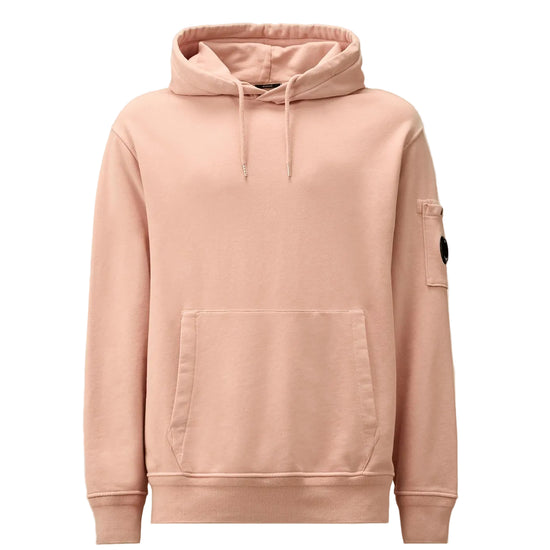 Diagonal Fleece Resist Dyed Lens Hoodie - Casual Basement