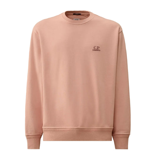 Diagonal Fleece Resist Dyed Logo Sweatshirt - Casual Basement
