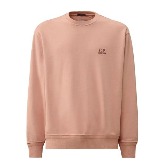 Diagonal Fleece Resist Dyed Logo Sweatshirt - Casual Basement