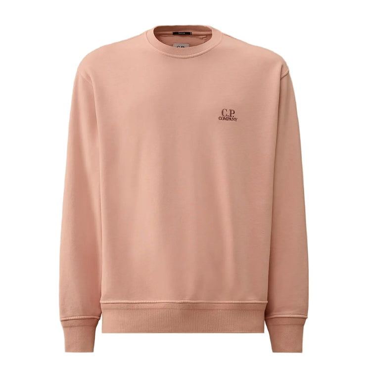 Diagonal Fleece Resist Dyed Logo Sweatshirt - Casual Basement