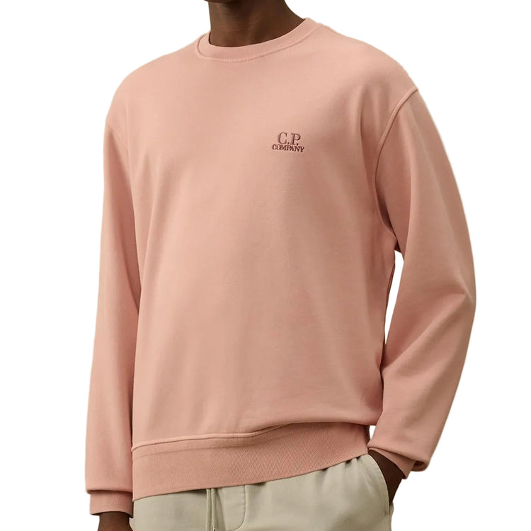 Diagonal Fleece Resist Dyed Logo Sweatshirt - Casual Basement