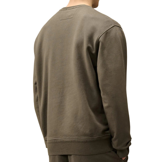 Diagonal Fleece Resist Dyed Logo Sweatshirt (TBC) - Casual Basement
