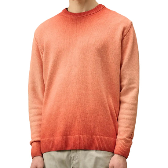 Chenille Crewneck Cuff Logo Knit (TBC) - Casual Basement