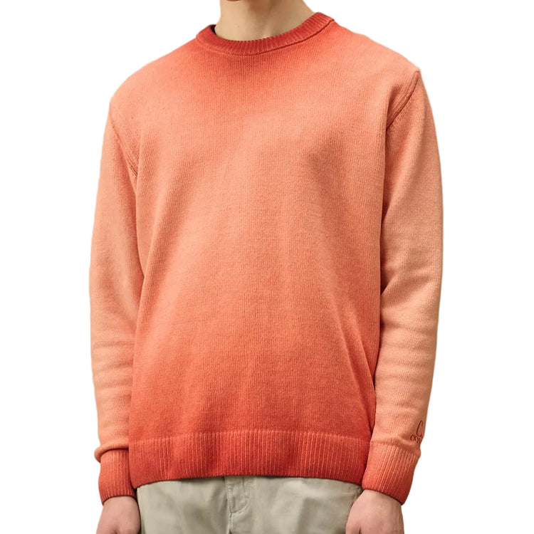 Chenille Crewneck Cuff Logo Knit (TBC) - Casual Basement