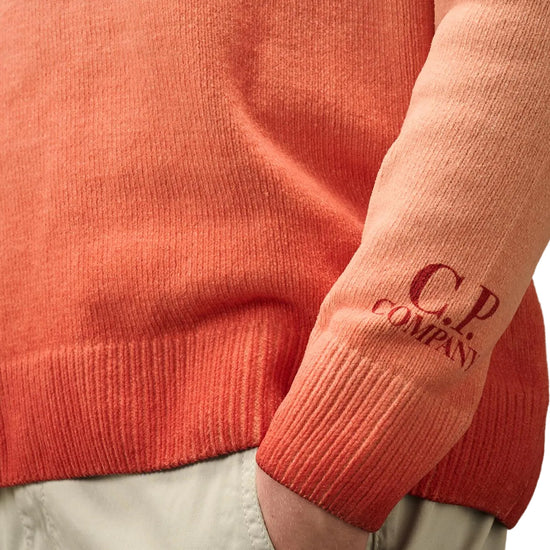 Chenille Crewneck Cuff Logo Knit (TBC) - Casual Basement