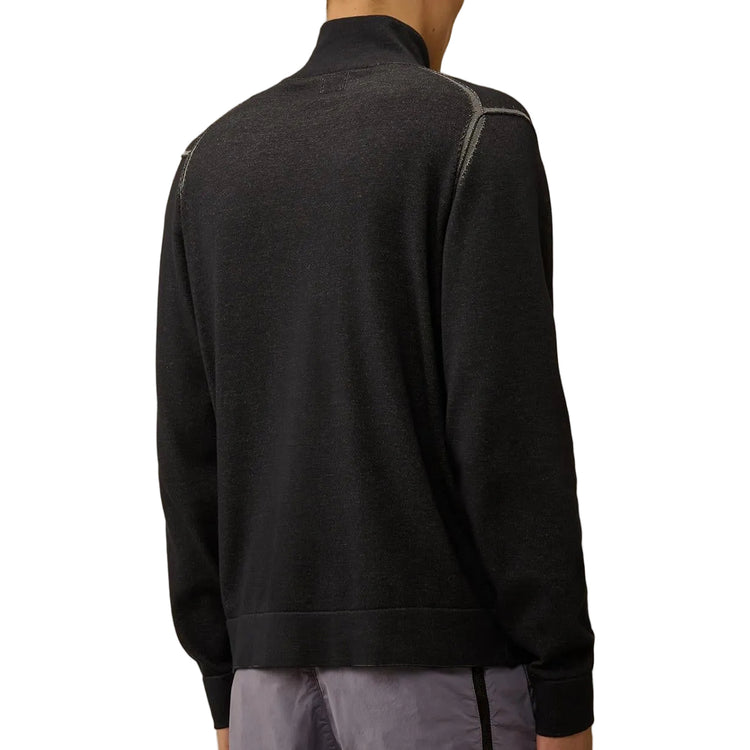 Cotton/Nylon Quarter Zip Knit - Casual Basement