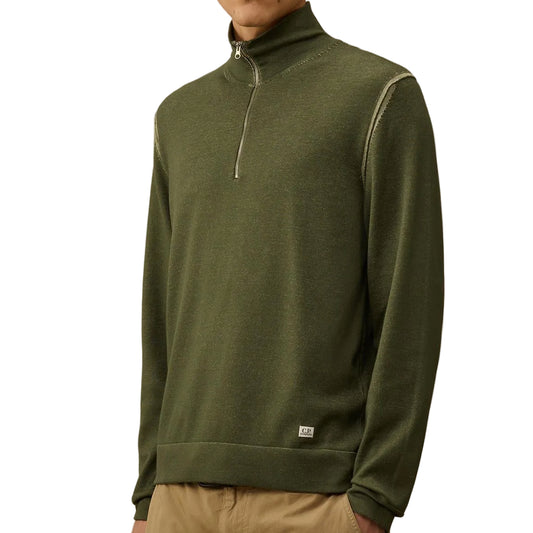 Cotton/Nylon Quarter Zip Knit (TBC) - Casual Basement