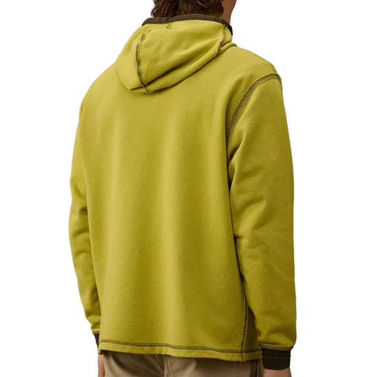 Diagonal Fleece Zip Hoodie - Casual Basement