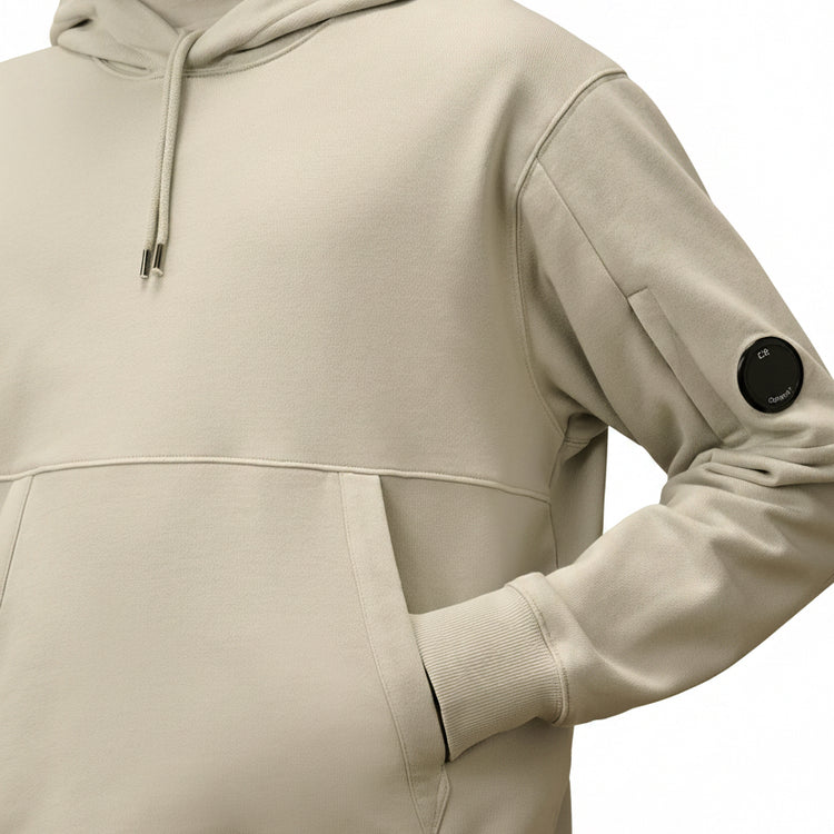 Diagonal Raised Fleece Lens Hoodie (TBC) - Casual Basement