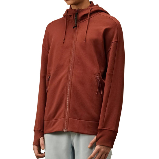 Diagonal Raised Fleece Zipped Goggle Hoodie* (TBC) - Casual Basement